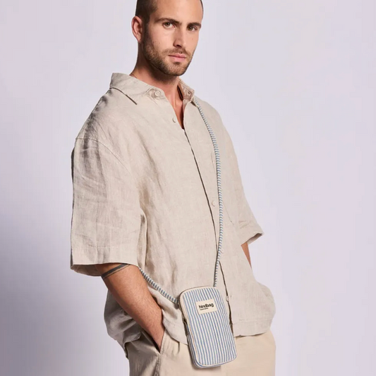 Housse téléphone Bill Rayures bleu