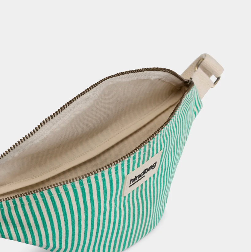 Sac banane Olivia Rayures vert