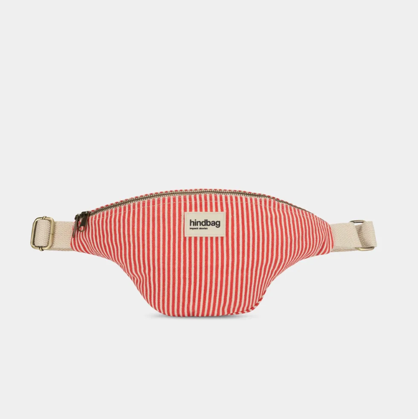 Sac banane Olivia Rayures rouge