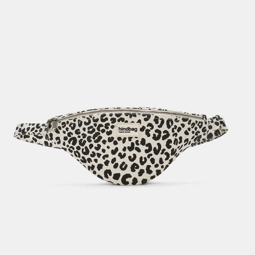 Sac banane Sasha Léopard écru