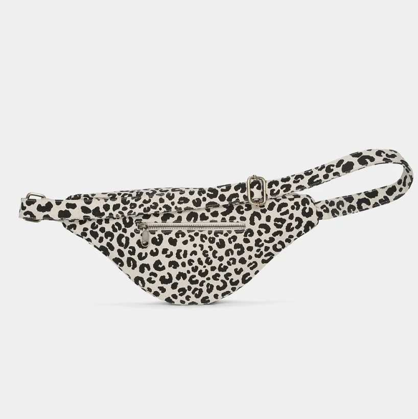 Sac banane Sasha Léopard écru