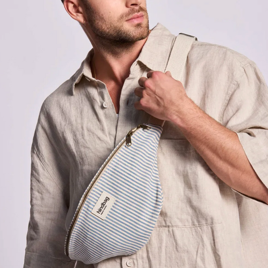 Sac banane Olivia Rayures bleu