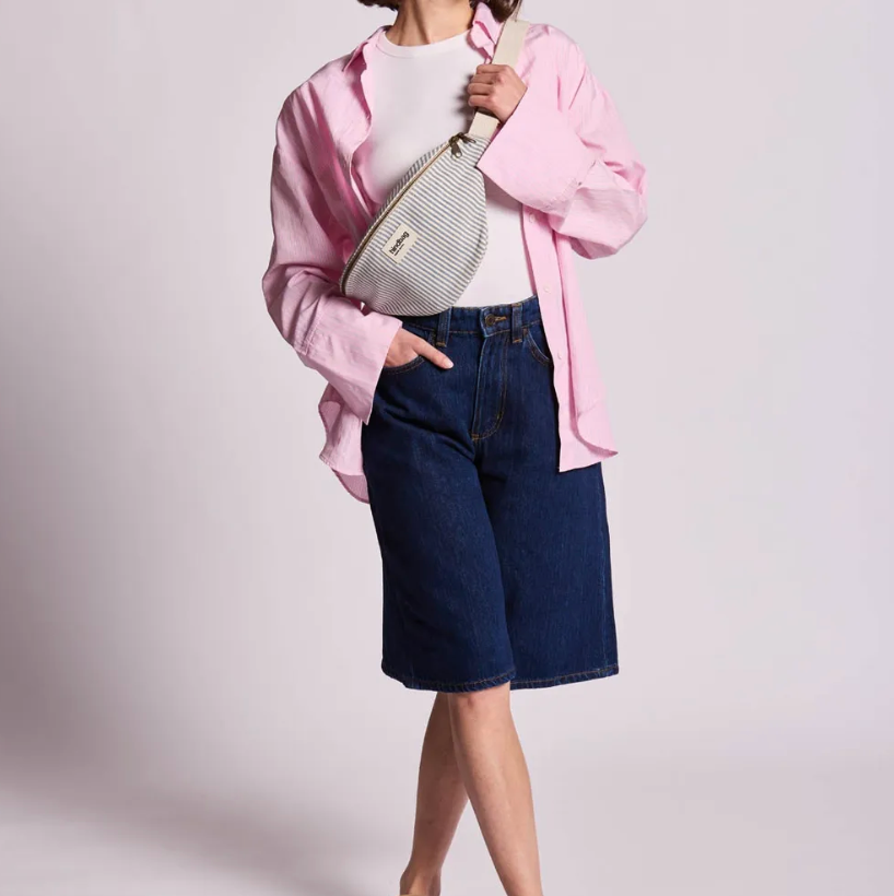 Sac banane Olivia Rayures bleu