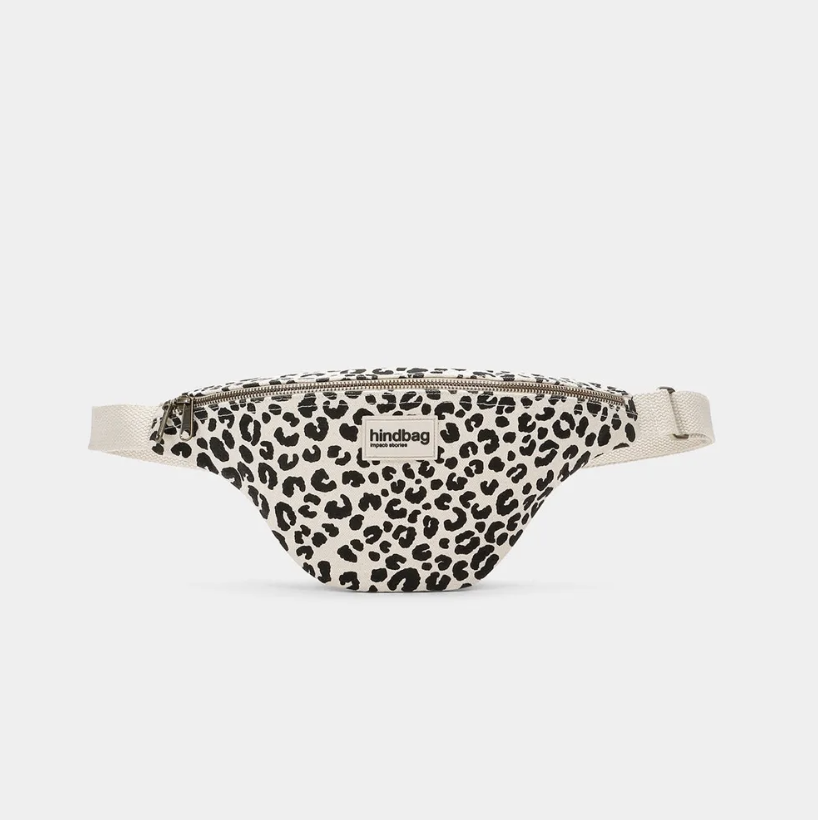 Sac banane Olivia Léopard écru