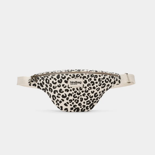 Sac banane Olivia Léopard écru