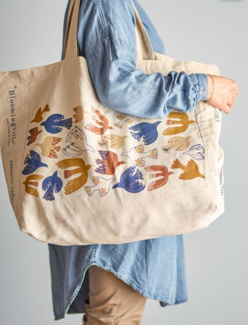 Anniversary Sac de courses, Multicolore, Coton OEKO-TEX®