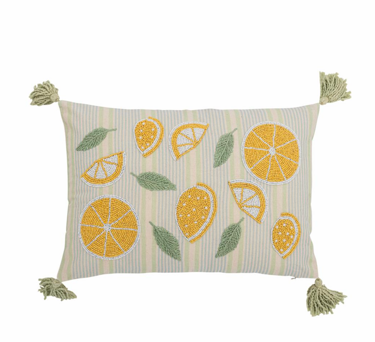 Lemon Coussin, Jaune, Coton