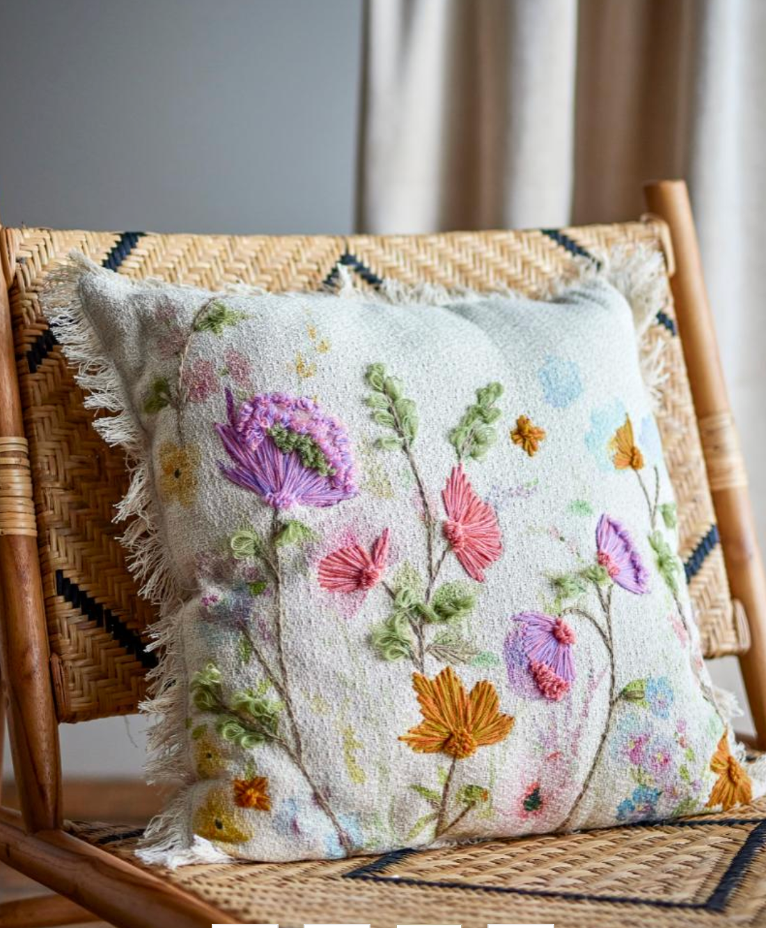 Pogni Coussin, Nature, Coton
