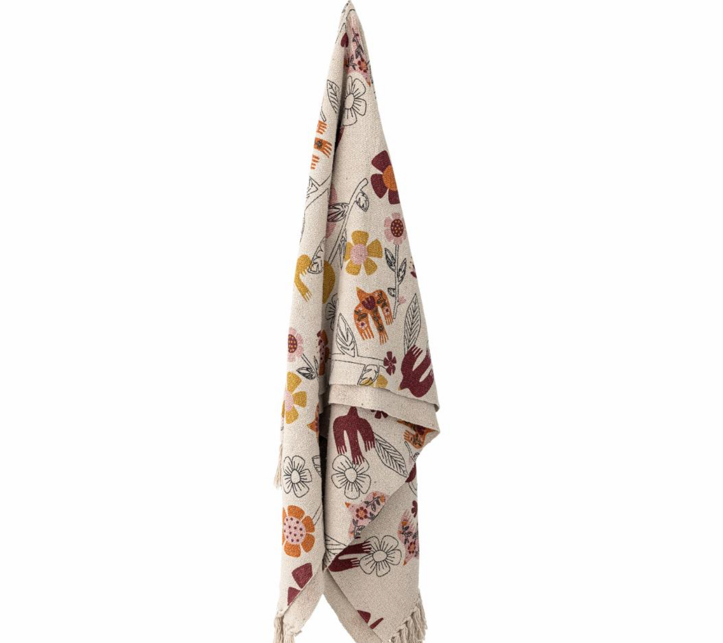Vivielle Plaid, Multicolore, Coton recyclé
