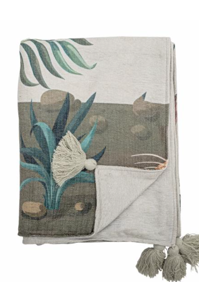 Peacock Plaid, Verte, Polyester