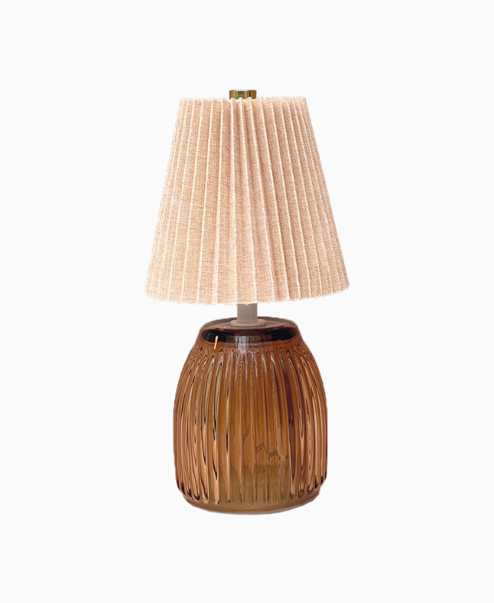 Déco LED Phil pm brun à piles D11,5 H22,4cm
