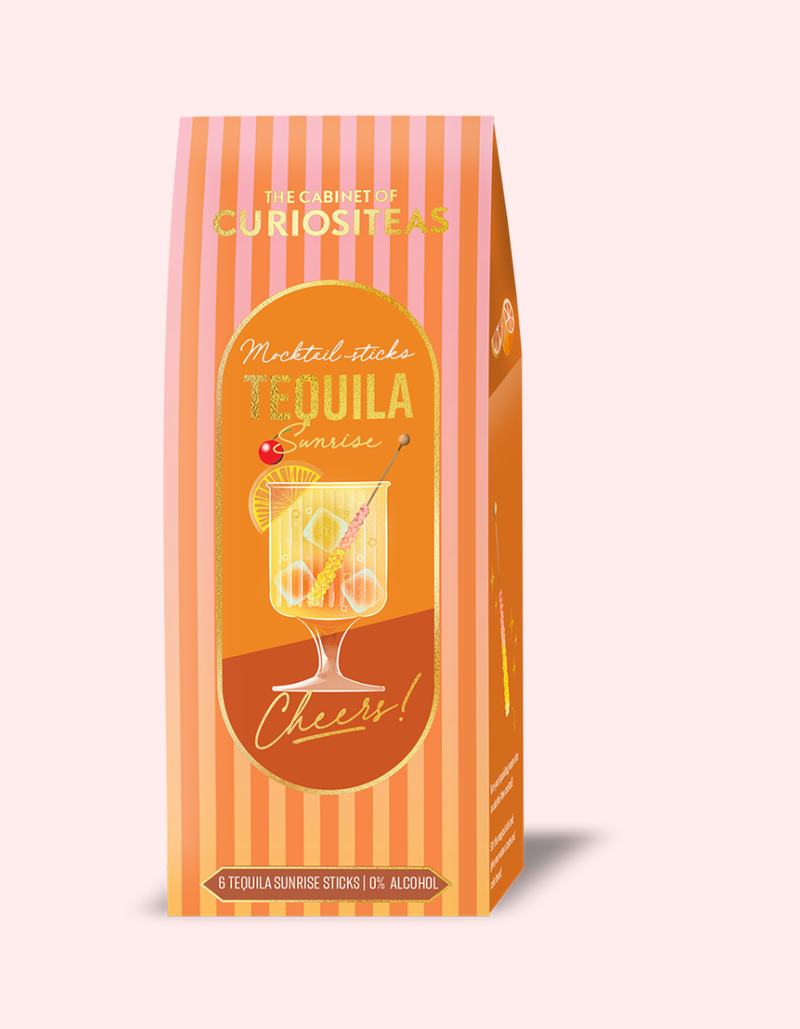Bâtonnets pour mocktail Tequila Sunrise (6 bâtonnets dans 1 boîte)