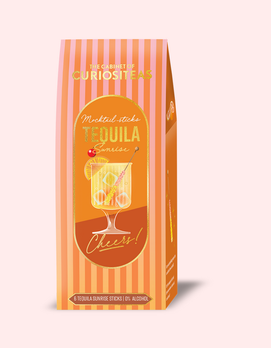 Bâtonnets pour mocktail Tequila Sunrise (6 bâtonnets dans 1 boîte)