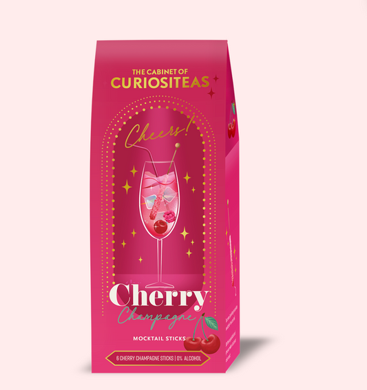 Bâtonnets à cocktail Cherry Champagne (6 par boîte)