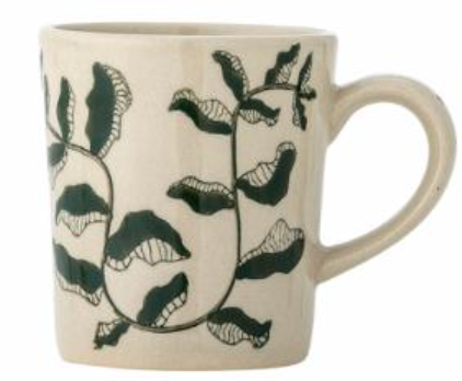 Tasse, Multicolore, Grès - Fauni  D7,5xH8,5 cm
