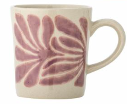 Tasse, Multicolore, Grès - Fauni  D7,5xH8,5 cm