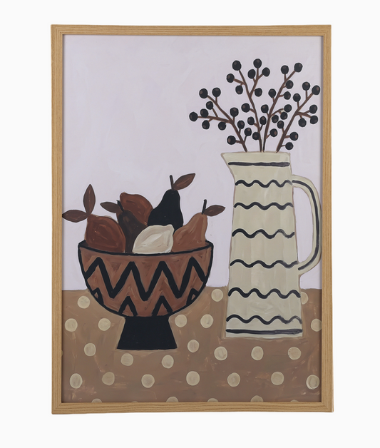 Tableau nature fruitée L53 H73cm