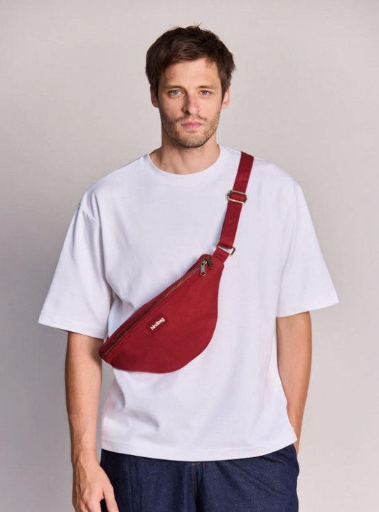 Sac banane Sasha bordeaux