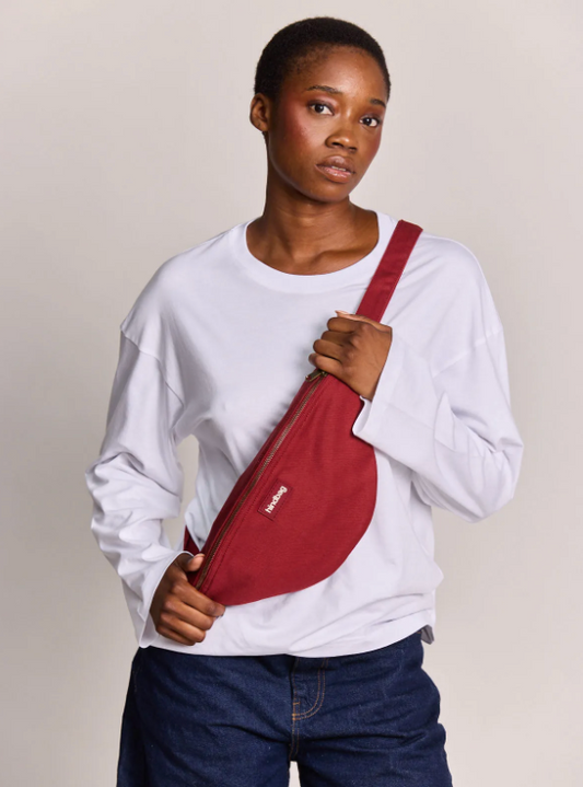 Sac banane Sasha bordeaux