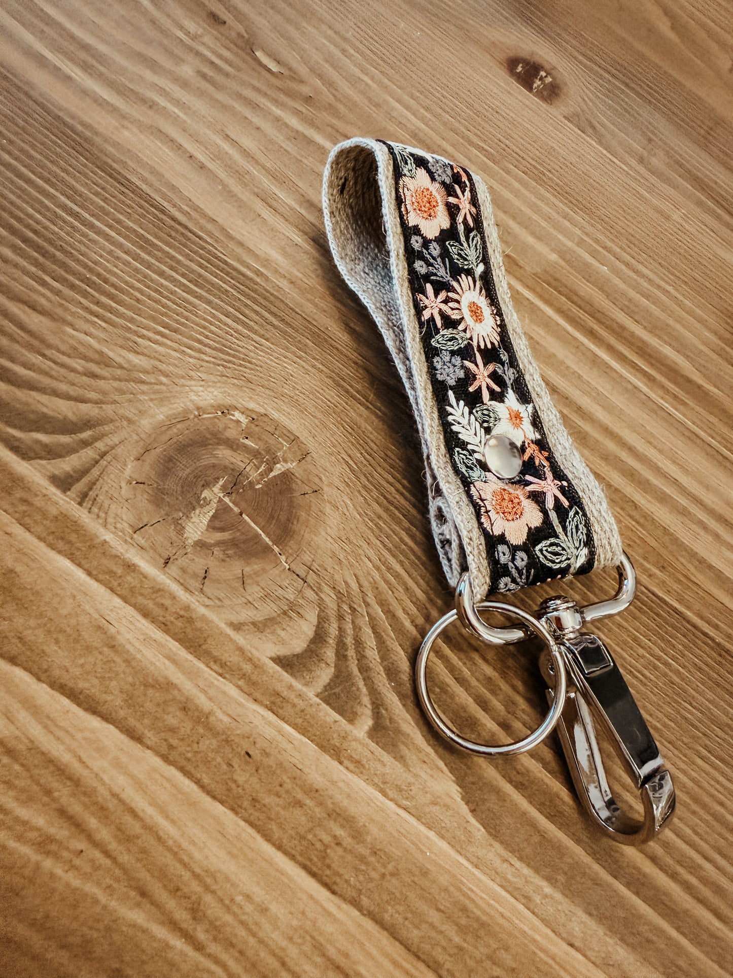 SANGLE PORTE CLÉ GALONS INDIEN