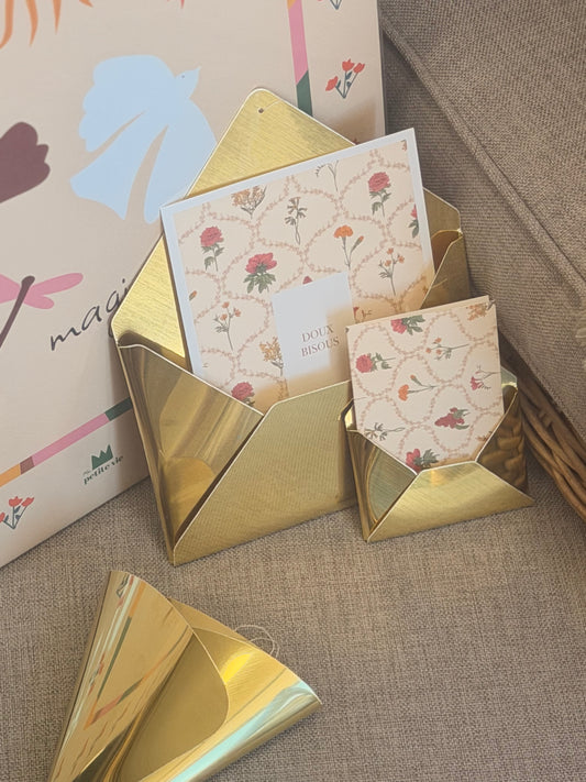 Déco murale - Enveloppe laiton (Petite)