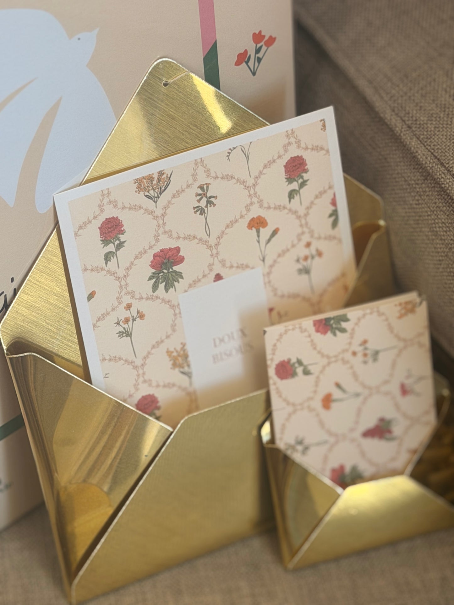 Déco murale - Enveloppe laiton (Petite)
