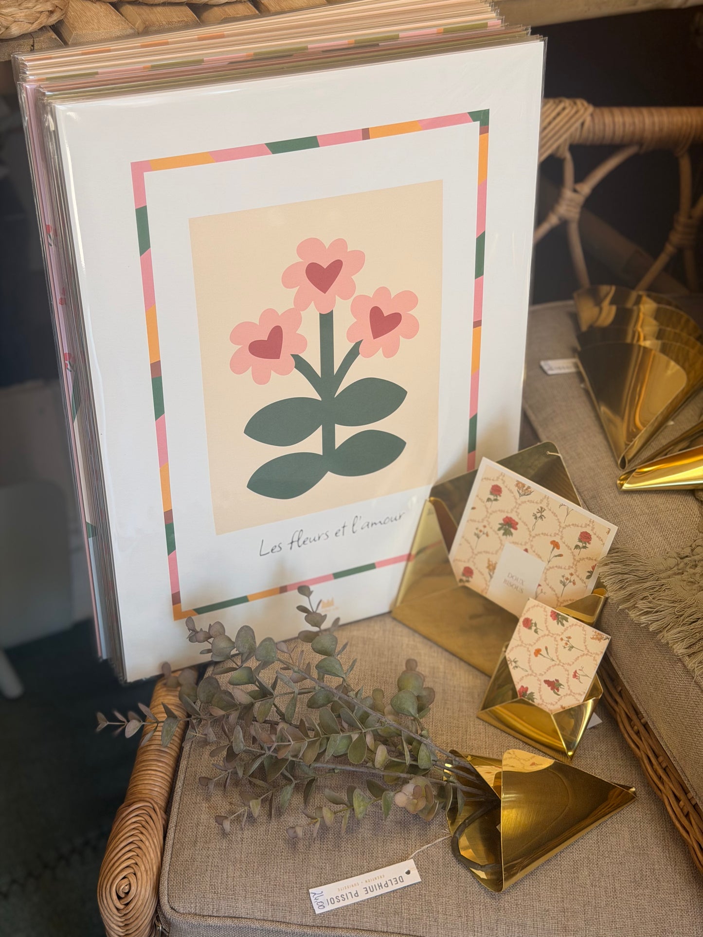 Affiche LES FLEURS ET L'AMOUR